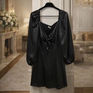 NWT Gianni Bini Size 12 Black Mini Dress